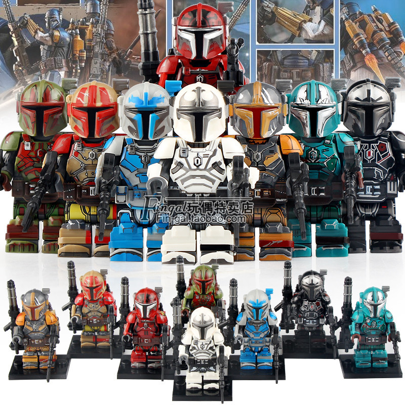 Wm6094 Star Wars Reloaded The Mandalorian Assembled Building Blocks ...