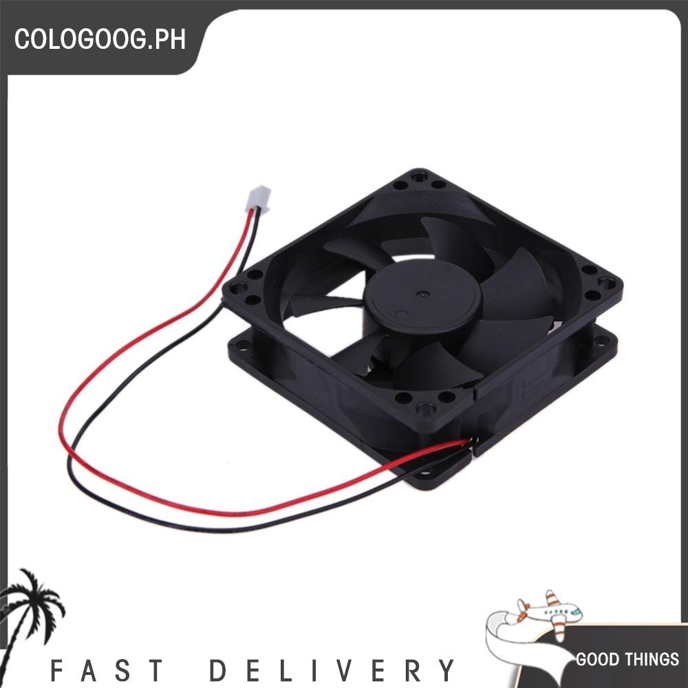 8025S 24V Brushless DC 7 Blade 2 Wires Cooling Fan 80x80x25mm LPE7 ...