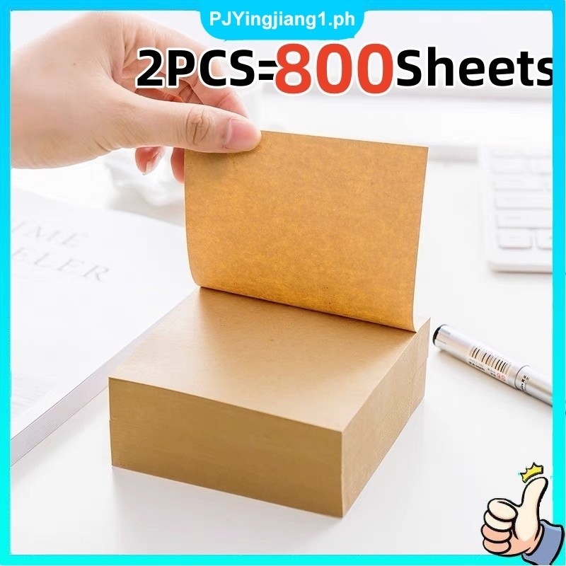 800 Sheets Thickened Square Student Memo Tearable Notes School Office ...