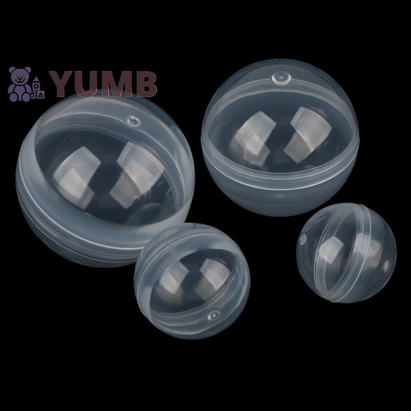YUMB 50PCS Clear Capsule Toy Surprise Ball Tiny Container Making Things ...