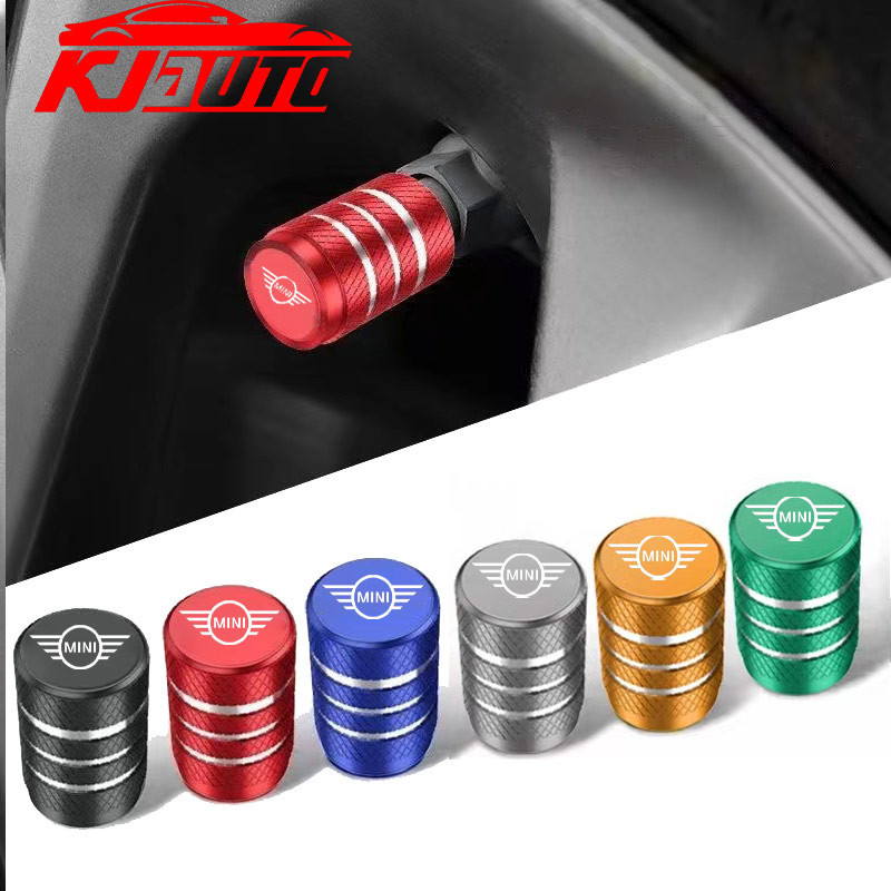 4pcs Mini Car Alloy Wheels Tire Valve Caps Tyre Stem Covers Airdust ...