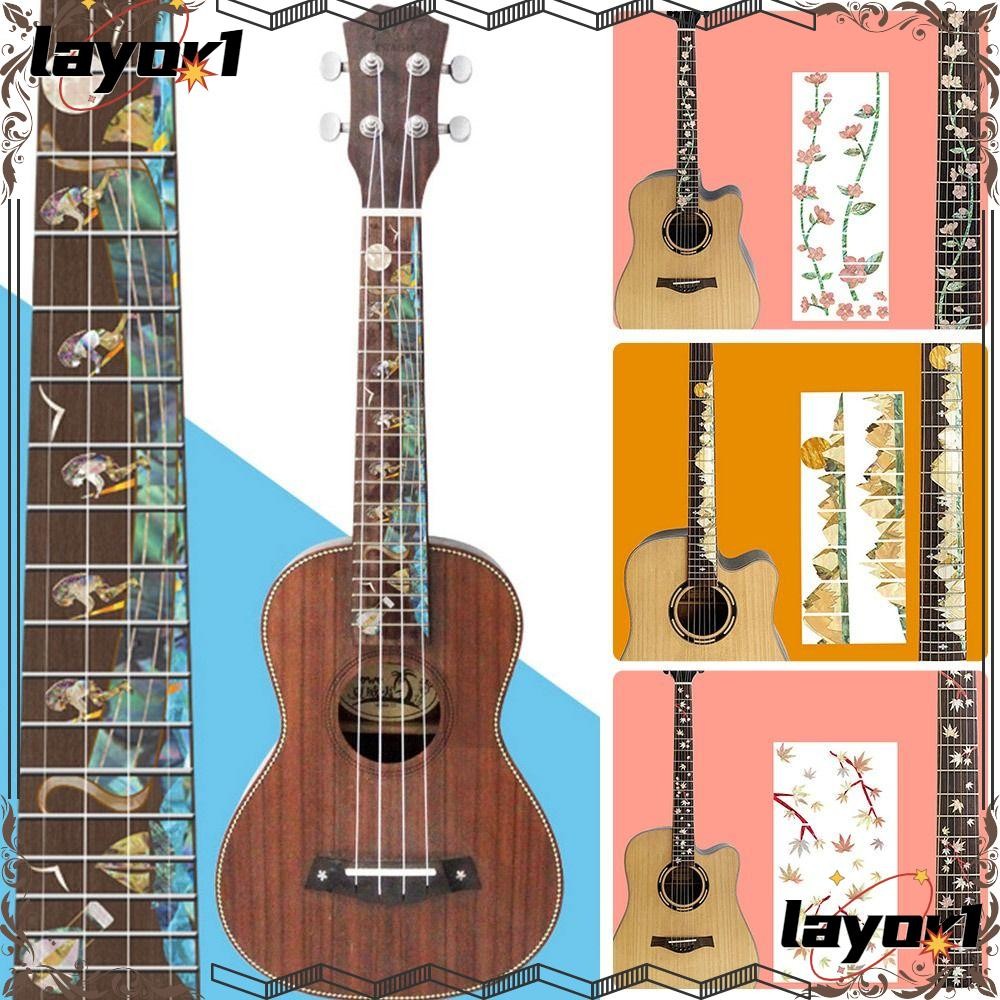 LAYOR1 Ultra Thin Stickers 10 Styles Electric Guitar Parts Music ...