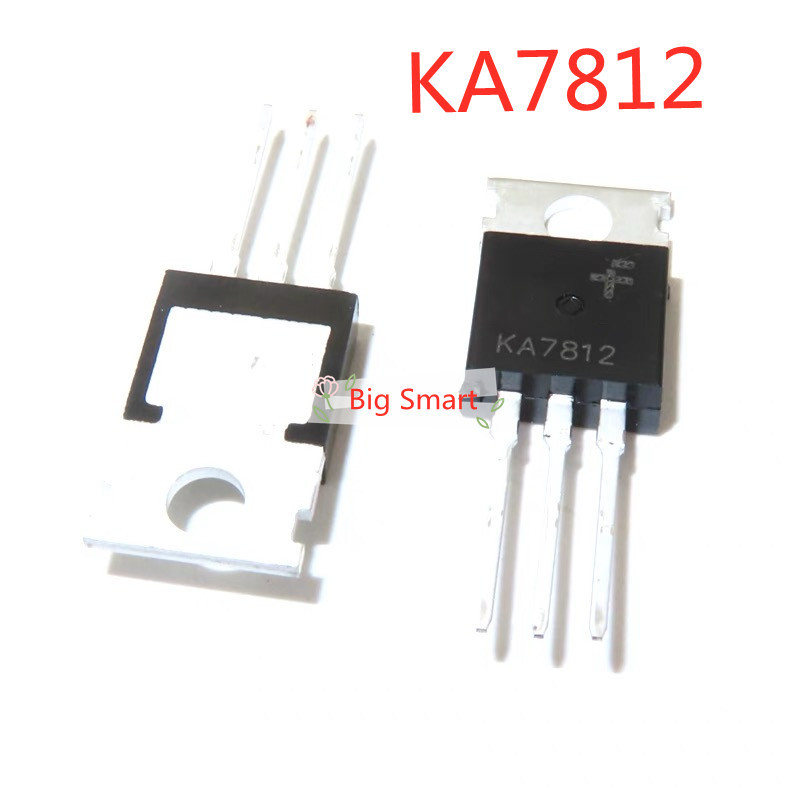 10 pcs KA7812 7812 three terminal voltage regulator transistor 12V TO ...