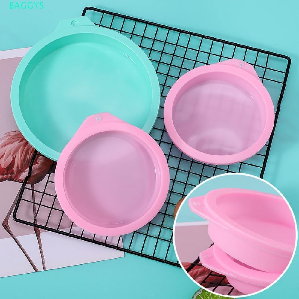 BAGGYS Round Silicone Layer Cake Mould, 4/6/8 Inch High Temperature