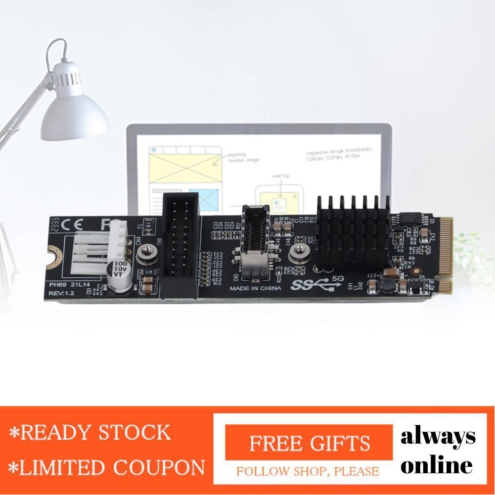 Type E USB 3.1 Front Panel Socket M.2 M Key PCIe To
