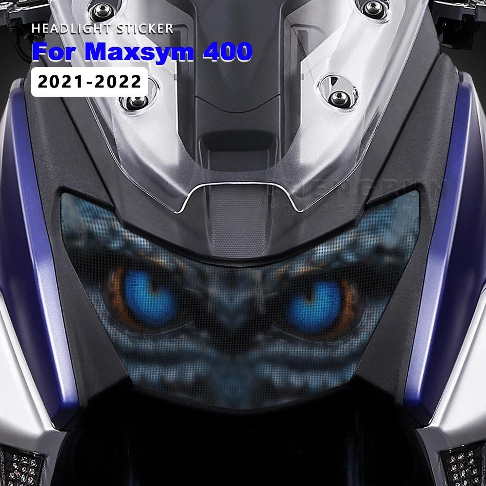 Headlight Sticker Waterproof Motorcycle Decals for Sym Maxsym 400i 400 ...