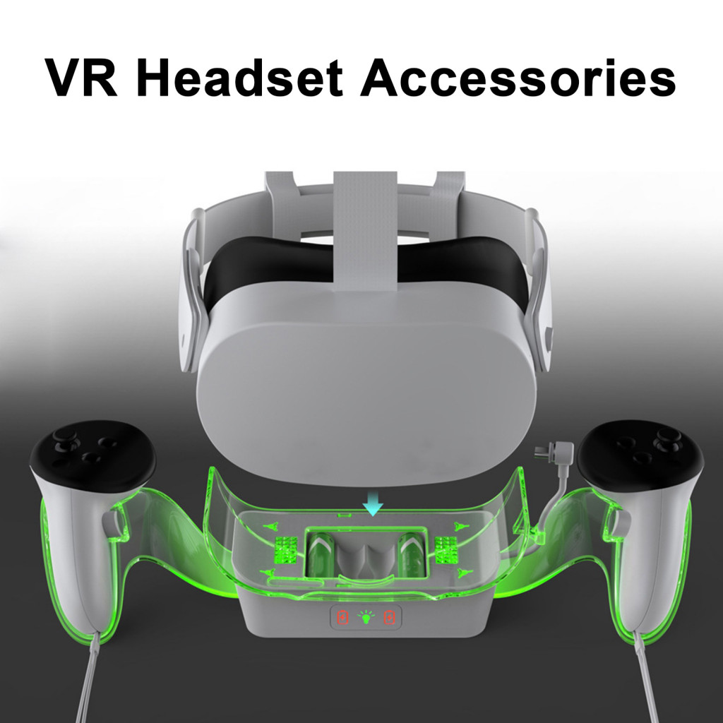 Vr Headset Accessories Charging Station Fast Charging Vr Headset Stand