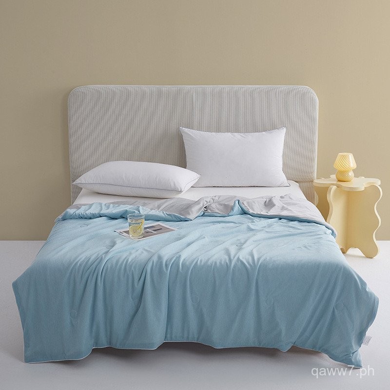 A Japanese Technology Ice Cream Mica Cool Silk Summer Quilt Sheet