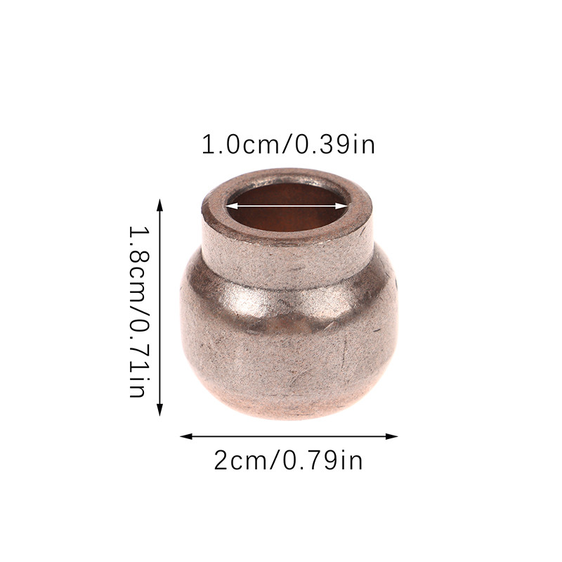Fbph 1Pc 10mm Hole Shaft Iron Copper Alloy Bearing Bush 20mm Outer ...