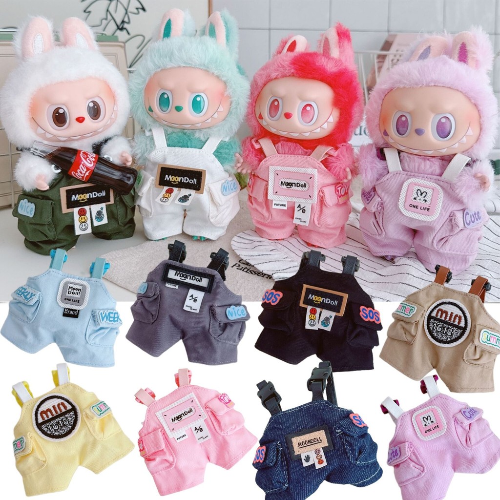 Vinyl Pendant labubu Baby Clothes One Two Three Generation labubu Cool ...