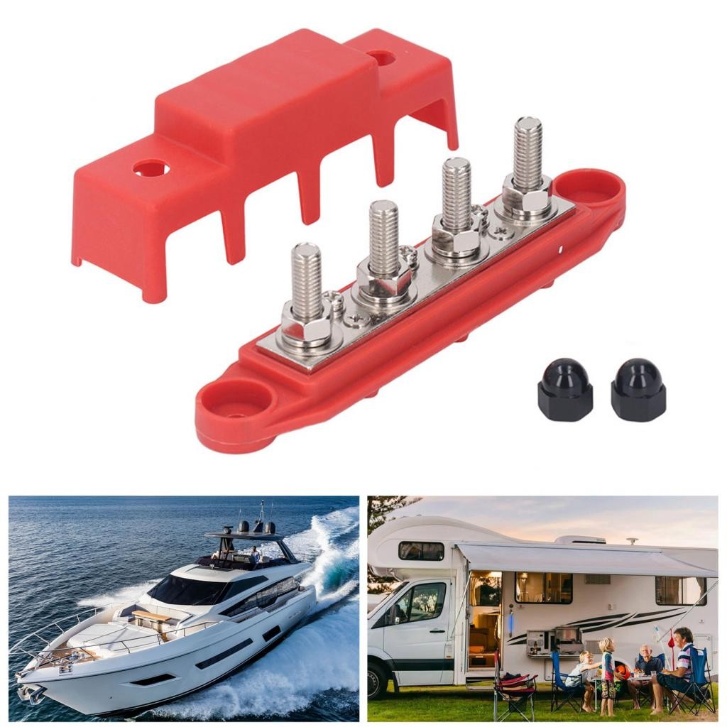 Power Distribution Busbar Box Bus Bar Heavy Duty Module M8 4 Studs for ...