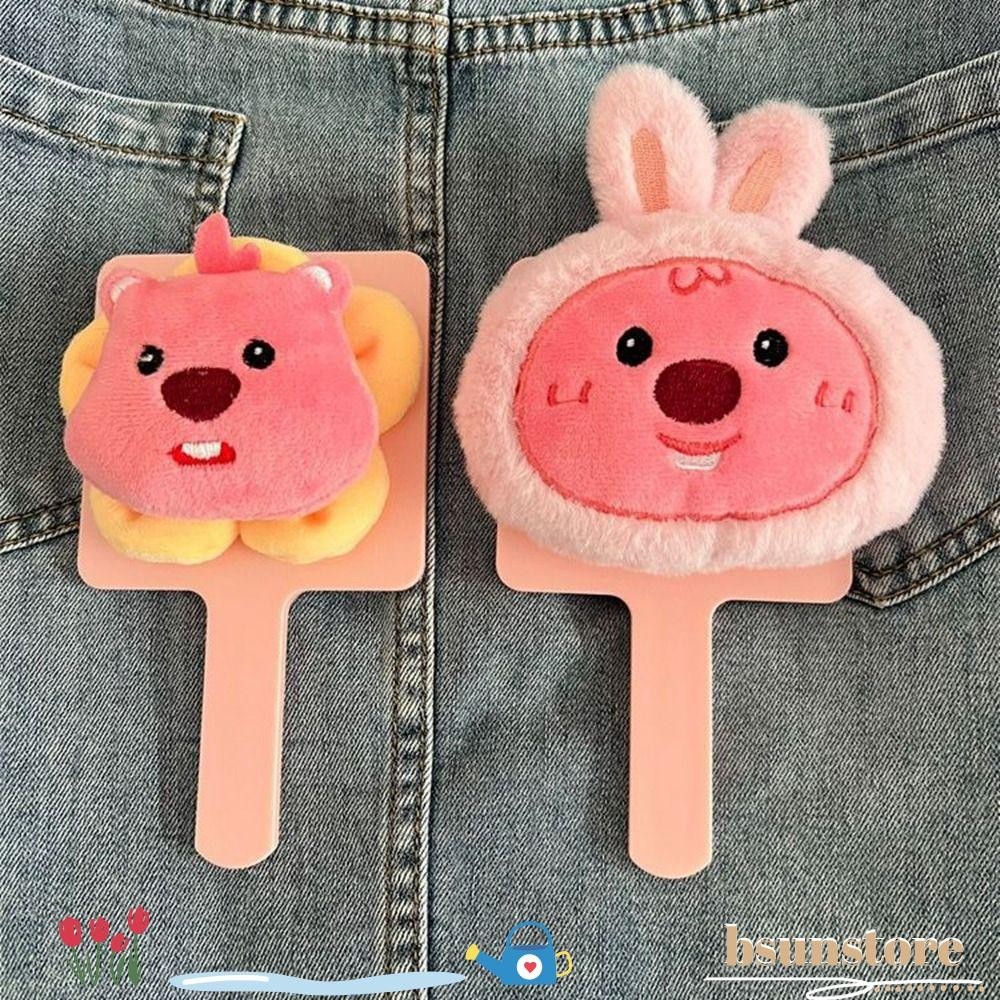 BSUNS Loopy Makeup Mirror, Handle Portable Handheld Mirror, Cute Makeup