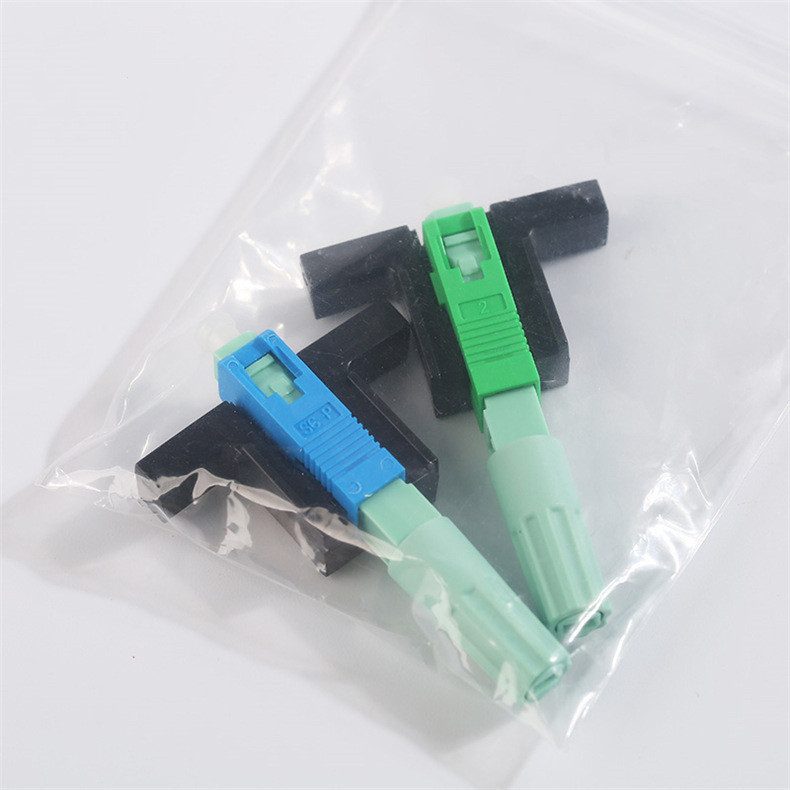 10pcs SC UPC/SC APC embedded fiber optic cable cold splicer Ceramic ...