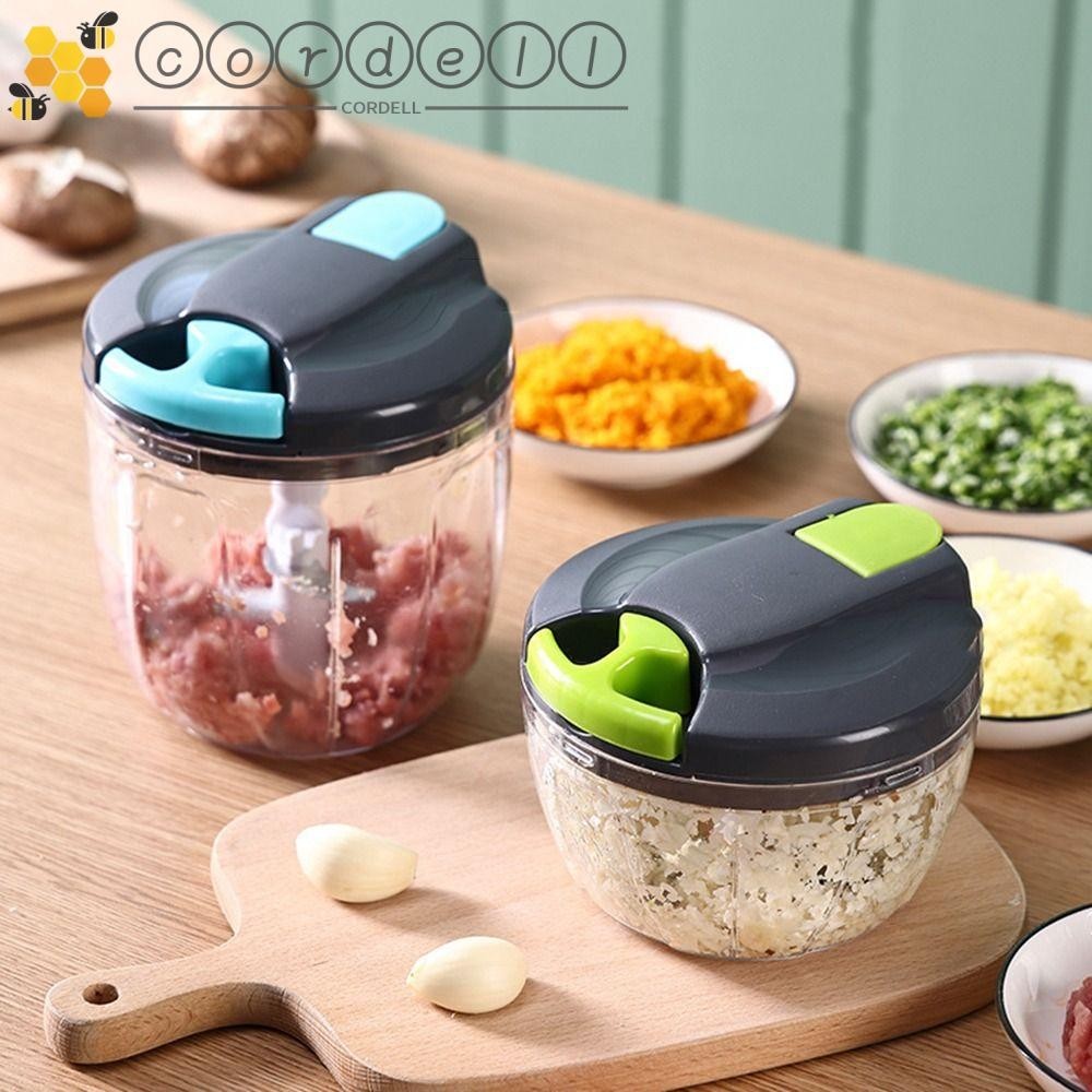 CORDELL Garlic Chopper, Hand Pull String Manual Food Mincer, Easy To ...