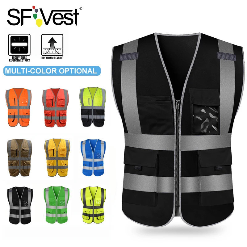 Reflective Safety Vest High Visibility blank XXXL Motorcycle Jacket ...