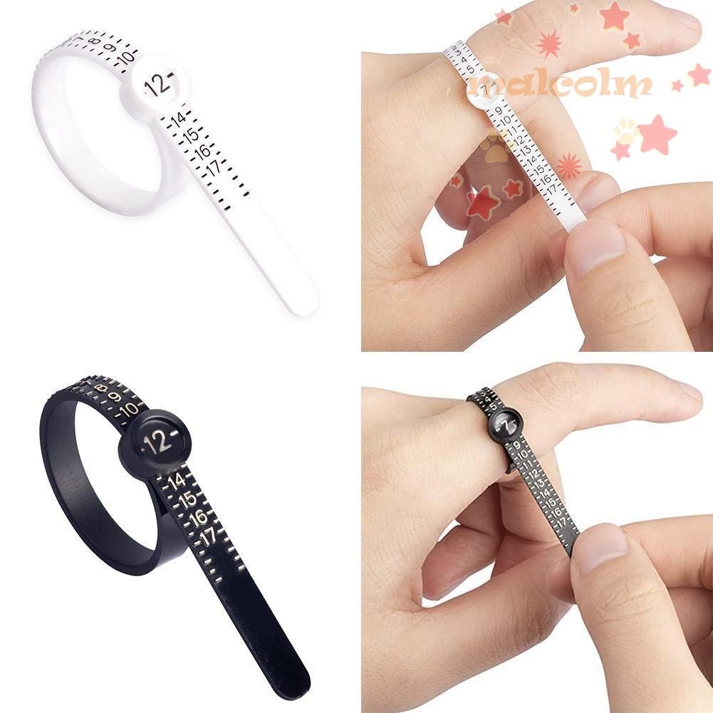 MALCOLM Ring Sizer Measure Jewelry Tools Professional Ring Ruler Ring ...