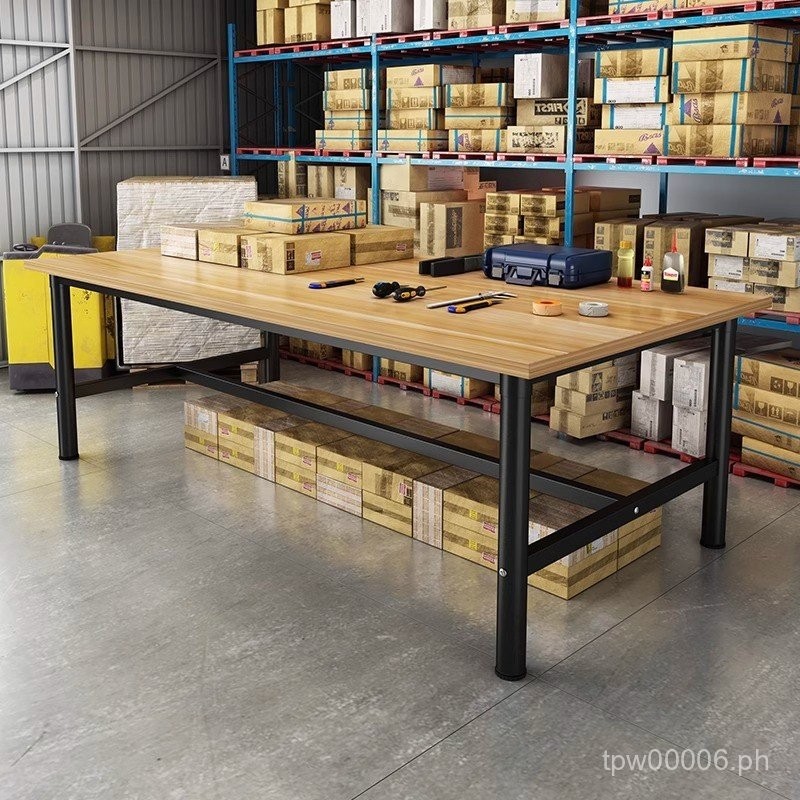 Table Workbench Double Layer Express Packaging Table Packaging Table ...