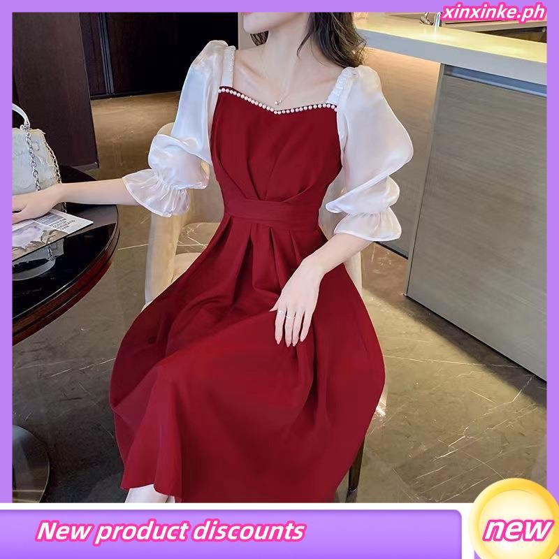modern filipiniana dress for women korean formal wrap around tops top ...