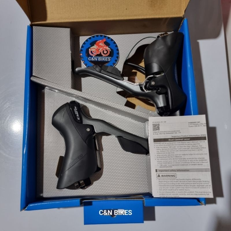 shimano STI Claris ST-R2000 2x8-Spd Dual Control Shifter Lever w/ OT ...