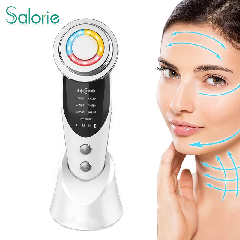 7 in 1 Face Lifting Device EMS Microcurrent Skin Rejuvenation Facial ...