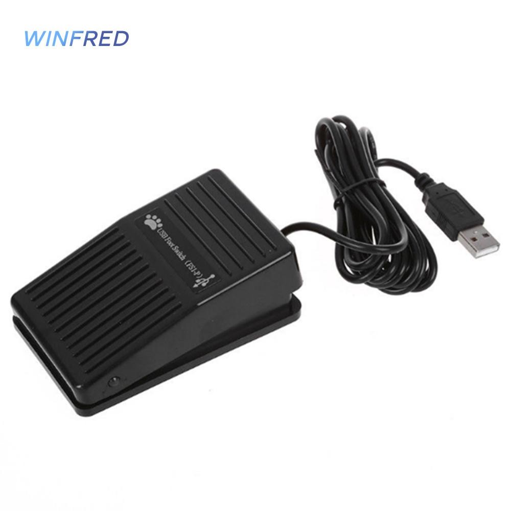 USB Foot Pedals Control Switch PC Game Pad Black Durable for PC ...