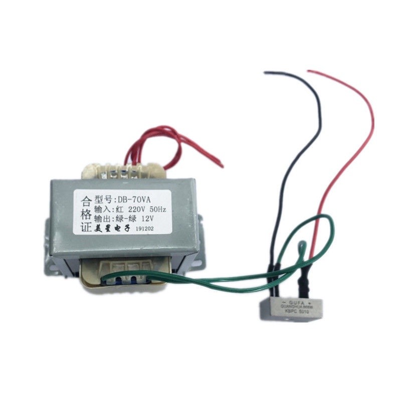 ♛850 type roast duck oven rotary transformer 70VA 220V to 12V 24V DC DC ...