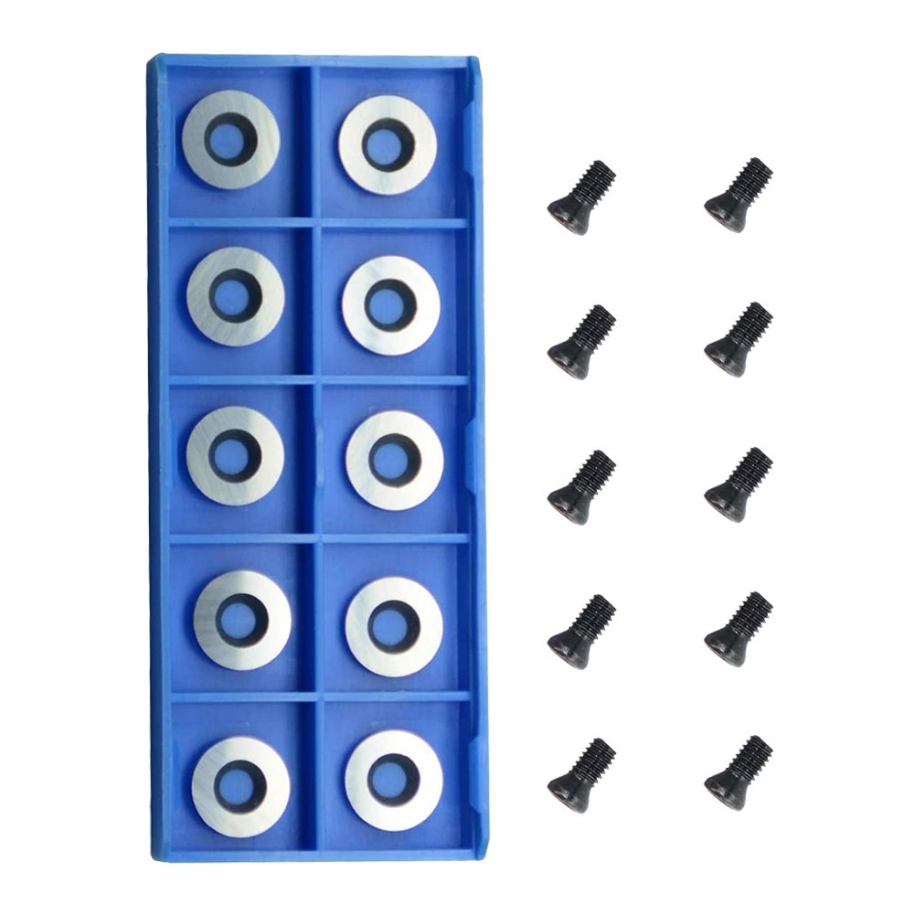 [ESYSPH] 10pcs Ci3 Carbide Insert Cutter Round 12mm x 2.5mm 30 Degree