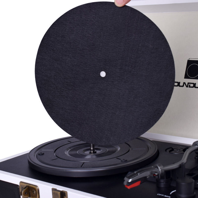 3mm Thick Felt Turntable Vinyl Record Pad LP Anti-slip Protection Mat ...