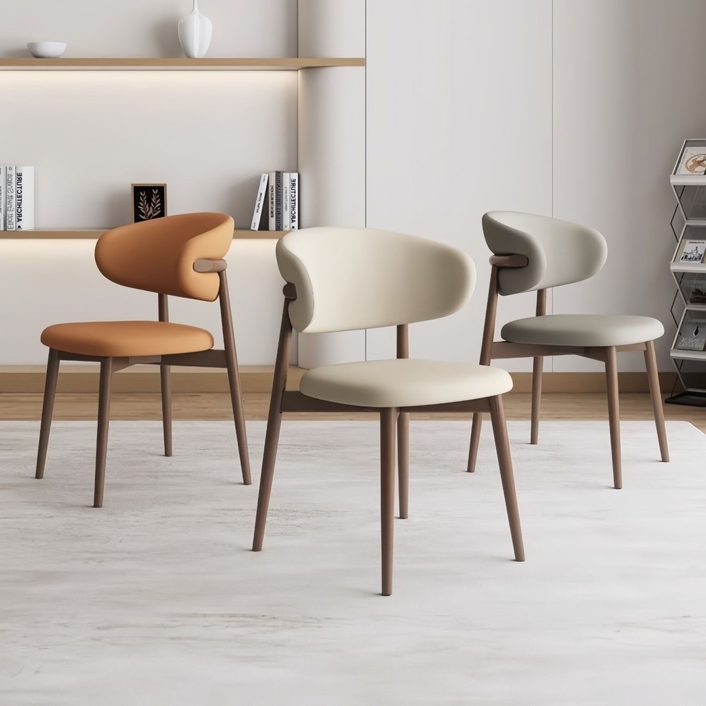 Nordic Dining Table Chairs Simple Light Luxury Dining Chairs Home ...