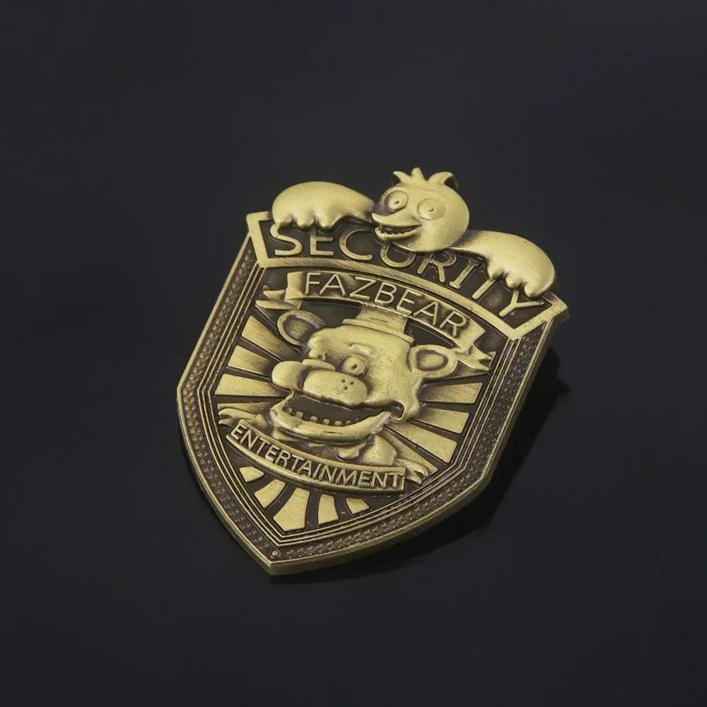 Anime Game FNAF Figures Freddy Enamel Pin Pines Foxy Bonnie Animal Doll ...