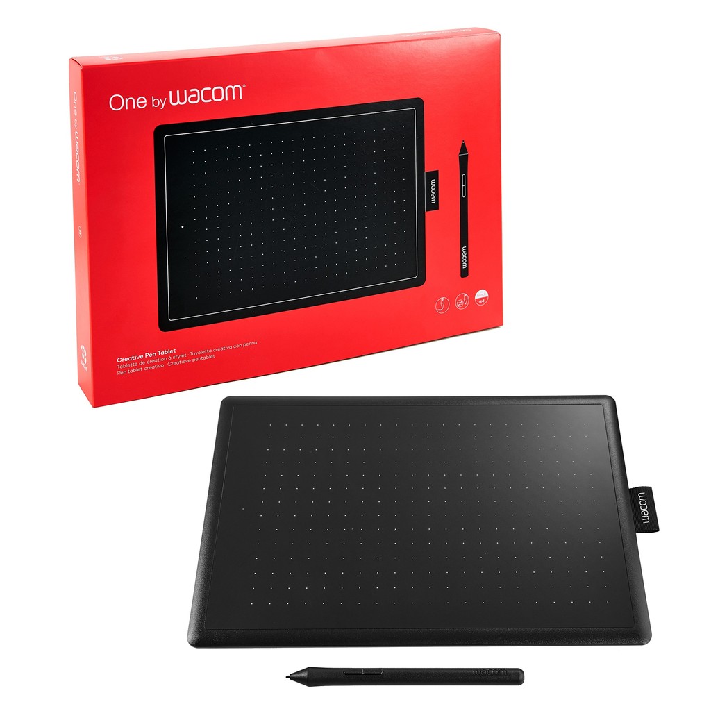 Wacom One by Wacom CTL-672/K0-C Drawing Tablet Medium Size Chromebook ...