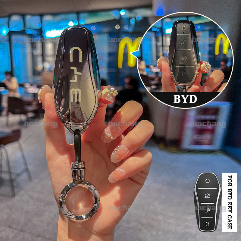 BYD key case for song tang seal U sealion 6 car key holder | Shopee ...