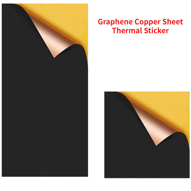 Graphene Copper Sheet Thermal Sticker for Passive Heatsink Heat Pad PC ...