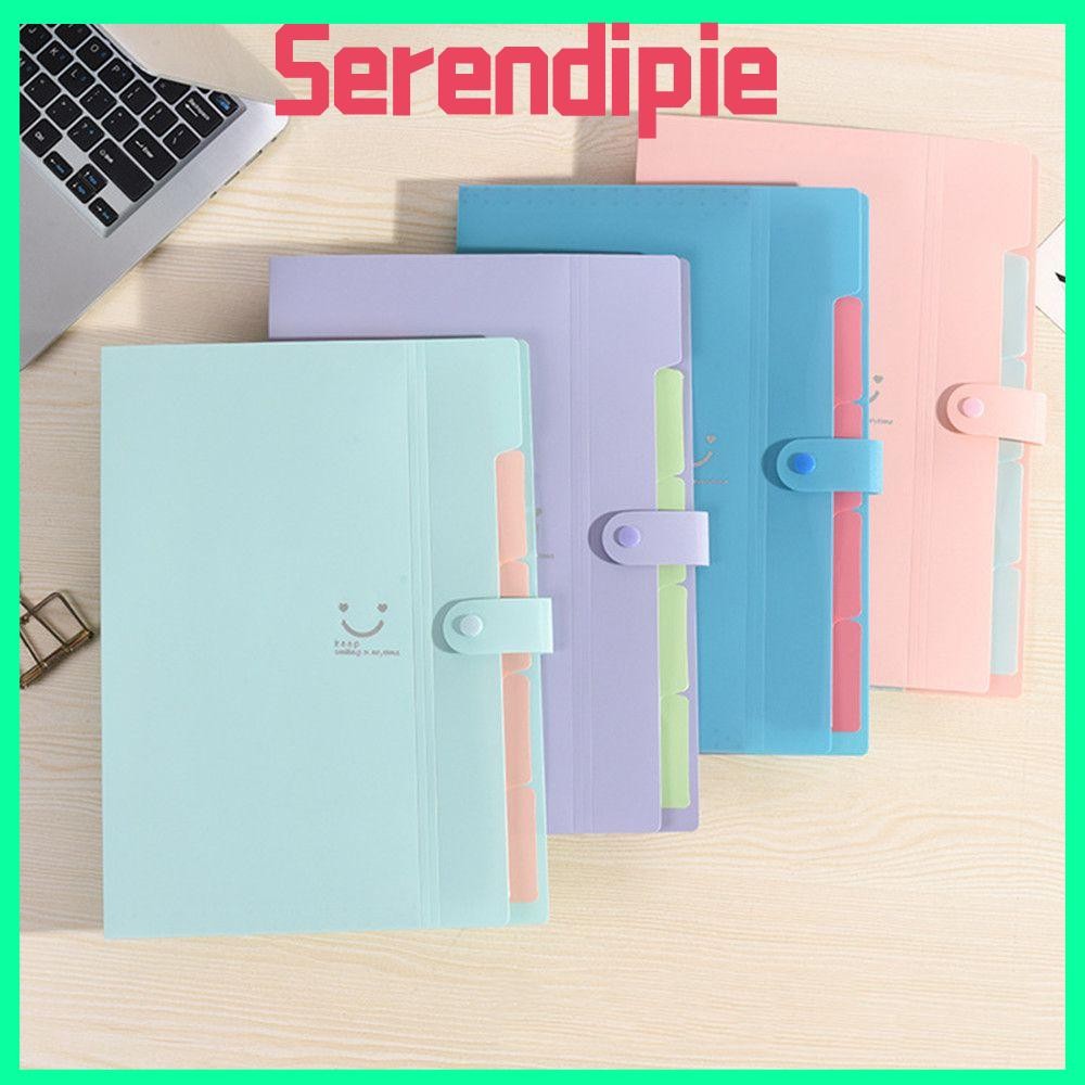 SERENDIPIE A4 File Bag Office Supplies Document Holder File Classify ...