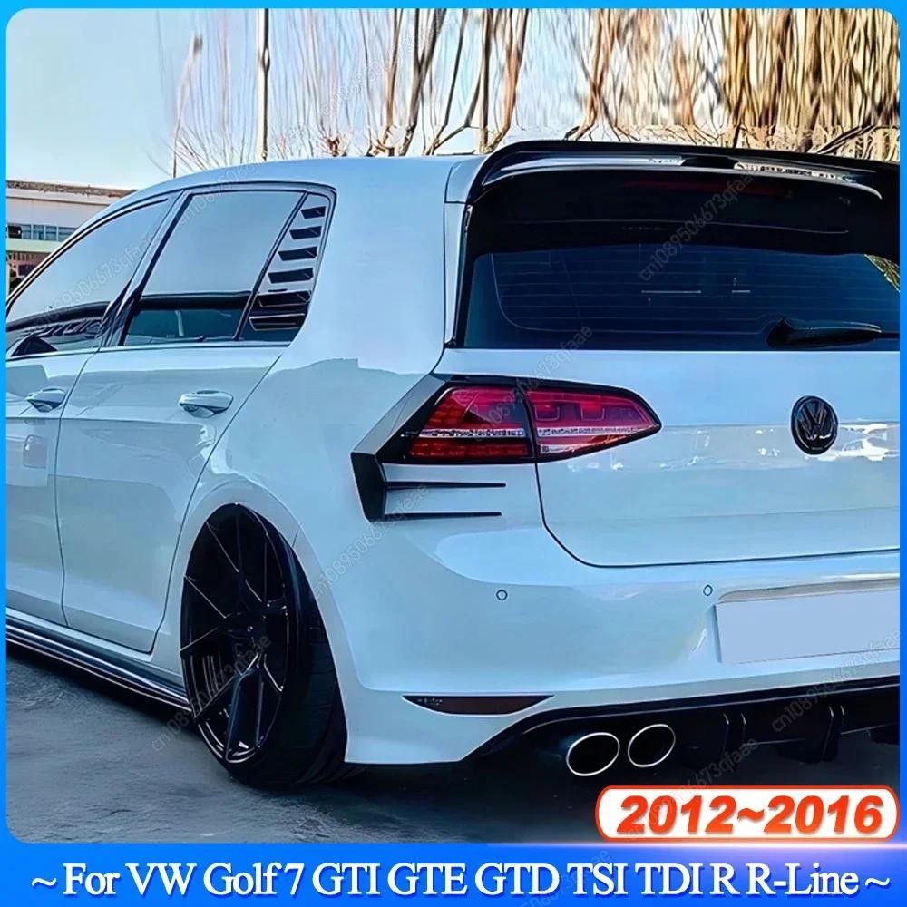 For VW Golf 7 GTI GTE GTD TSI TDI R R-Line 2012-2016 Car Rear Bumper ...