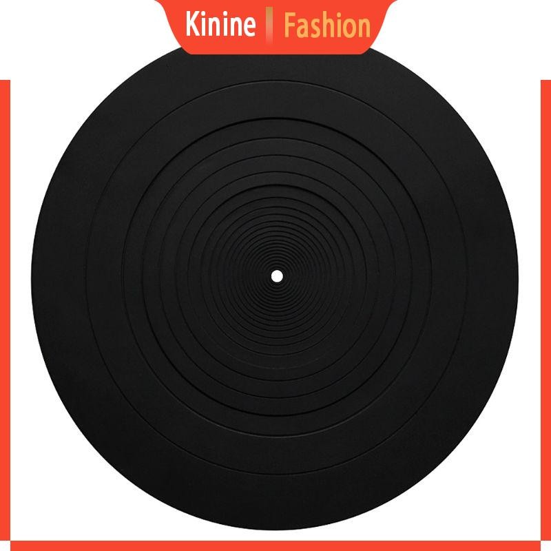 KIN Record Mat Turntable Platter Mat Rubber Silicone Anti-Static Vinyl ...
