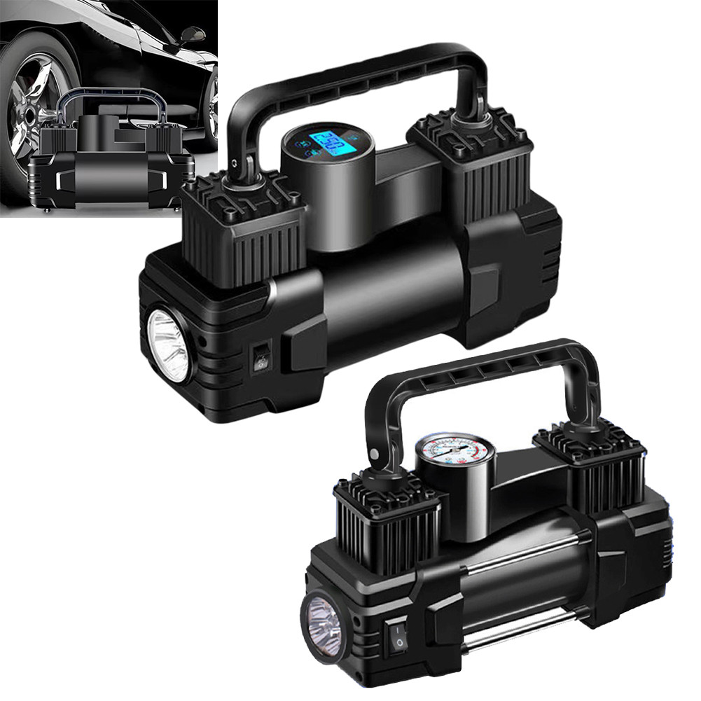 manila-ready-12v-150psi-car-tire-pump-dual-cylinder-car-electric-air