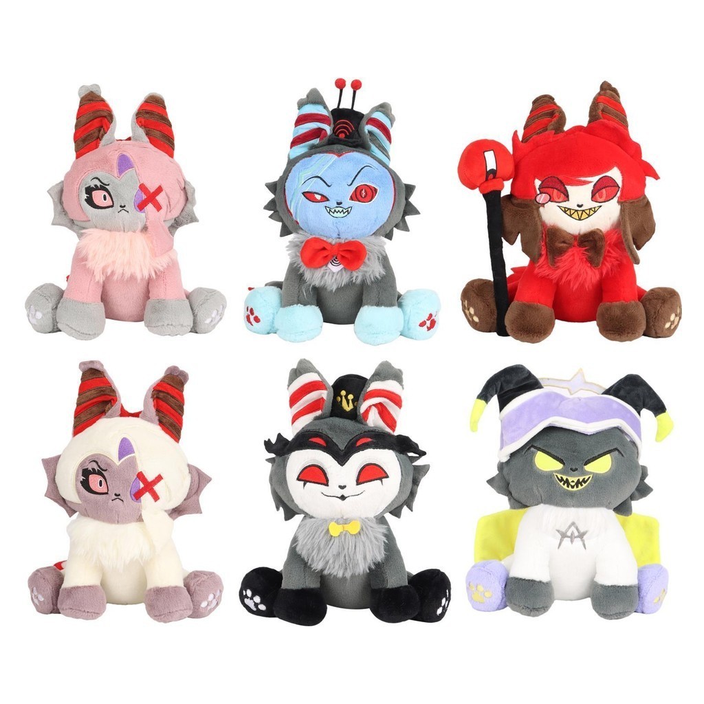 Hazbin Hotel Plush toy Charlie Morningstar Alastor Angel Dust Cartoon ...