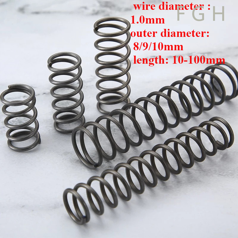 【FGHYT1】5pcs compression spring/65Mn steel telescopic spring （ wire