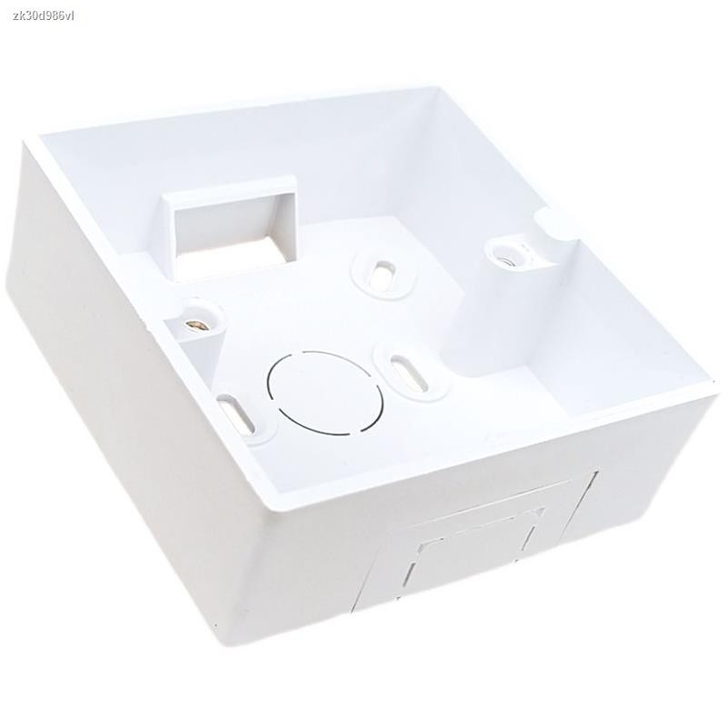 Bottom box 86 type general PVC thickened bright box switch socket panel ...