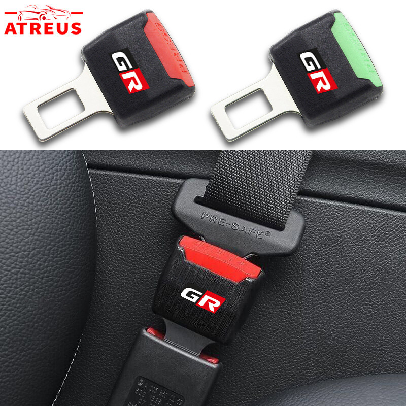 1/2Pcs Toyota GR Car Seat Belt Clip Extender Safety Seatbelt Adjustable ...