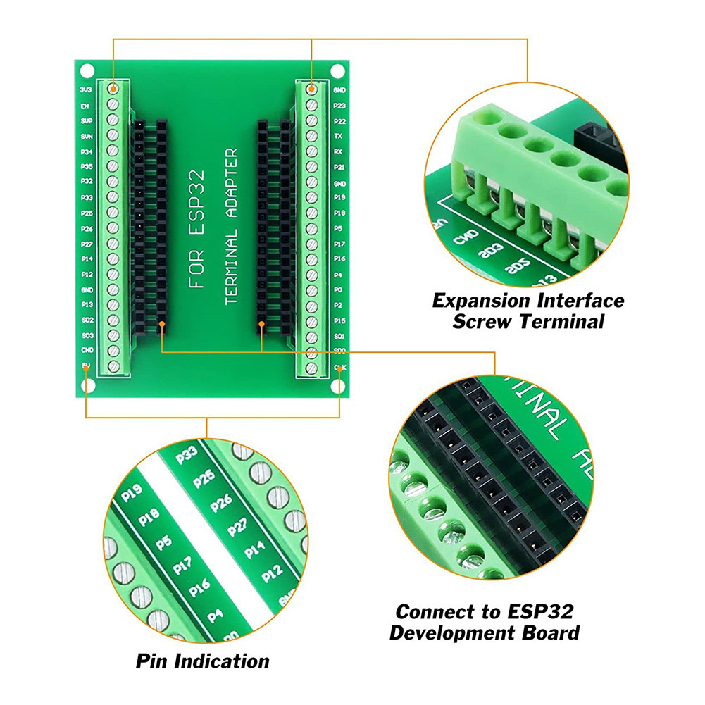 Esp Expansion Board Module Esp Wroom Gpio Into Pin Narrow