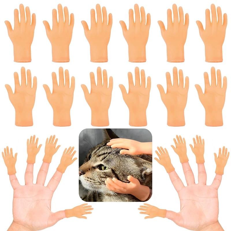 Tiny Finger Hands Mini Hands Model Mini Fingers Cat Massage Tool Funny ...