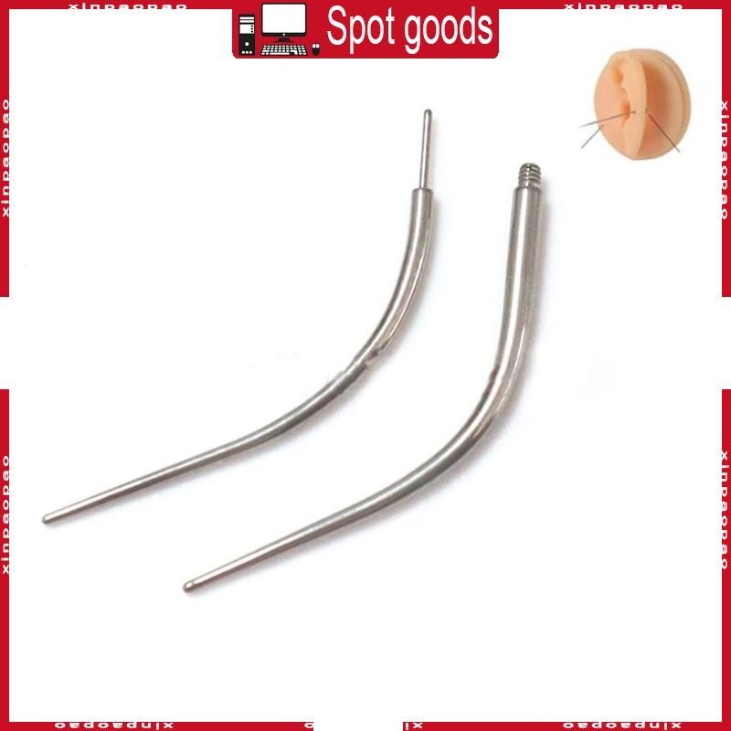 XI Curved Piercing Guide Needle with Internal Thread Professional ...