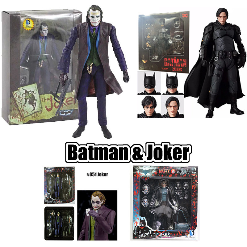 Mafex Batman Joker 2 Action Figure Shf Suicide Squad Harley Quinn ...