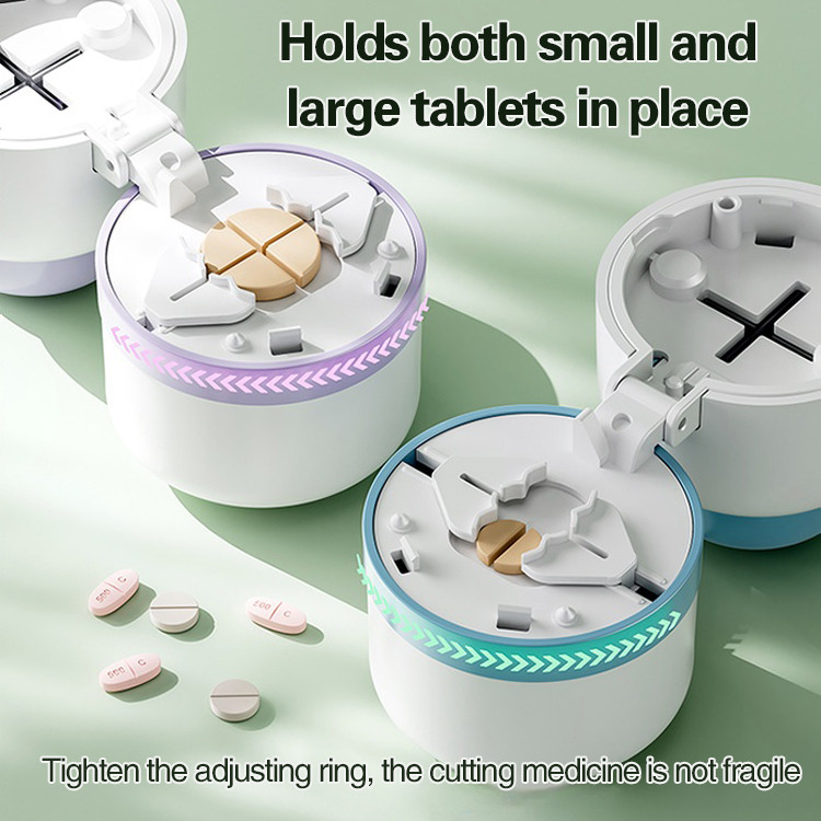 New adjustable four edge pill cutting machine with retractable
