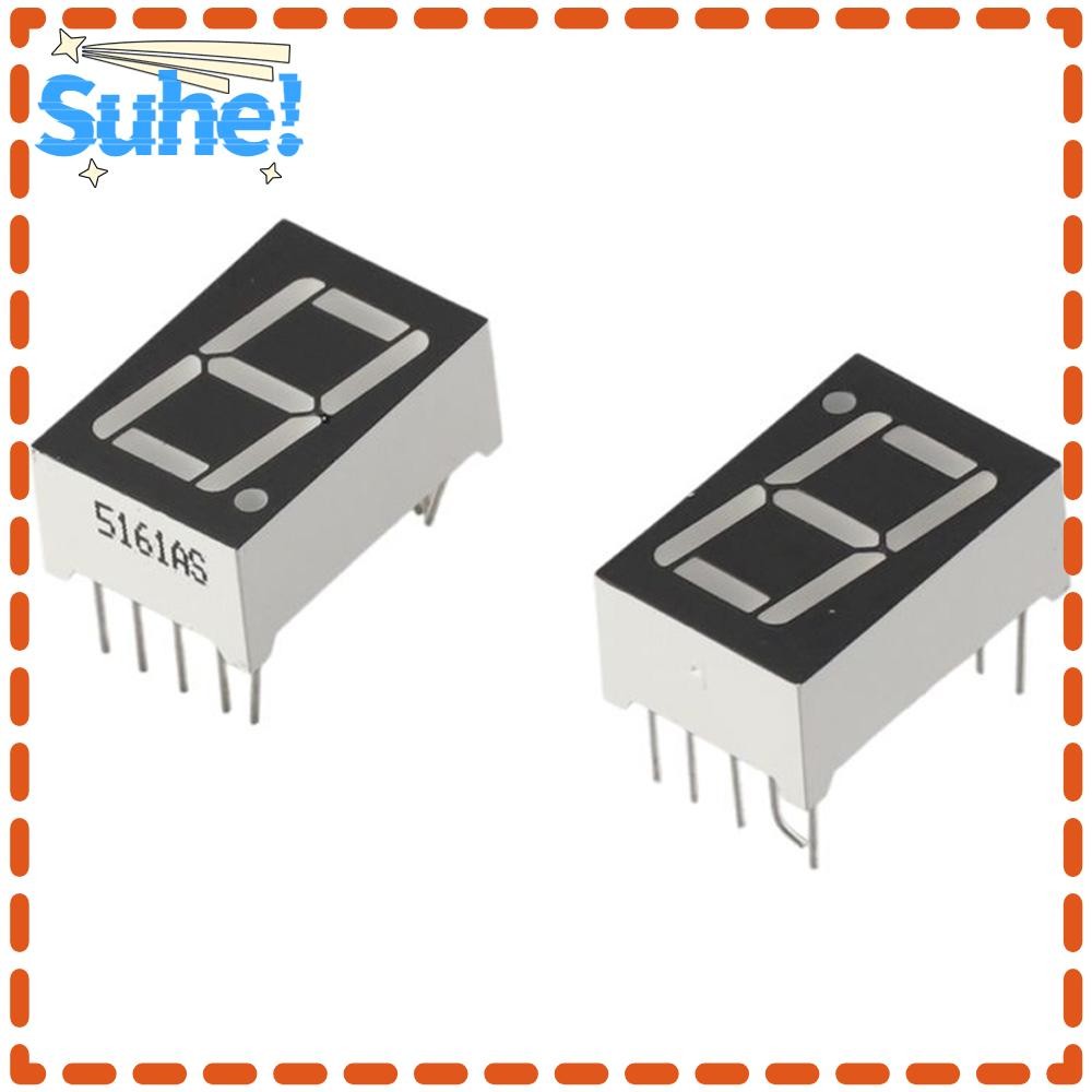 HI-SUHE 10pcs Common Cathode, 7 Segment Plastic, Metal Digital Tube ...
