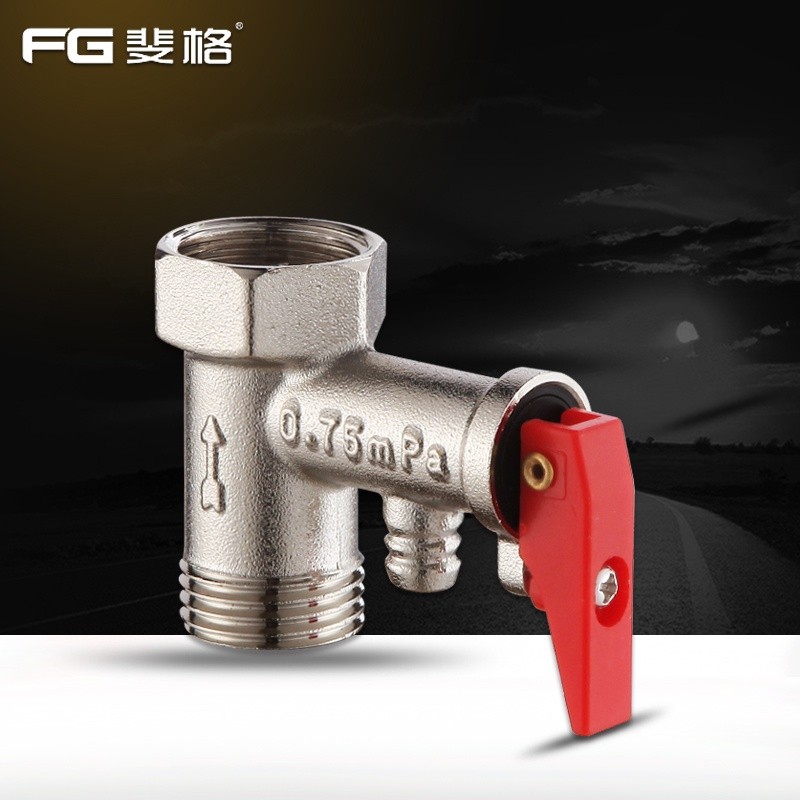 Allcopper thickened electric water heater universal safety valve check