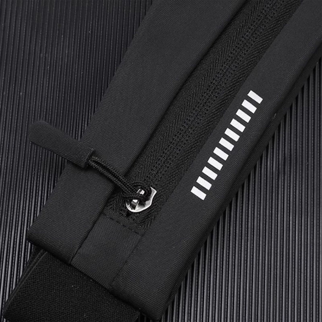 Adjustable Running Pouch Runners Belt Workout Waist Bag Elastic Slim ...
