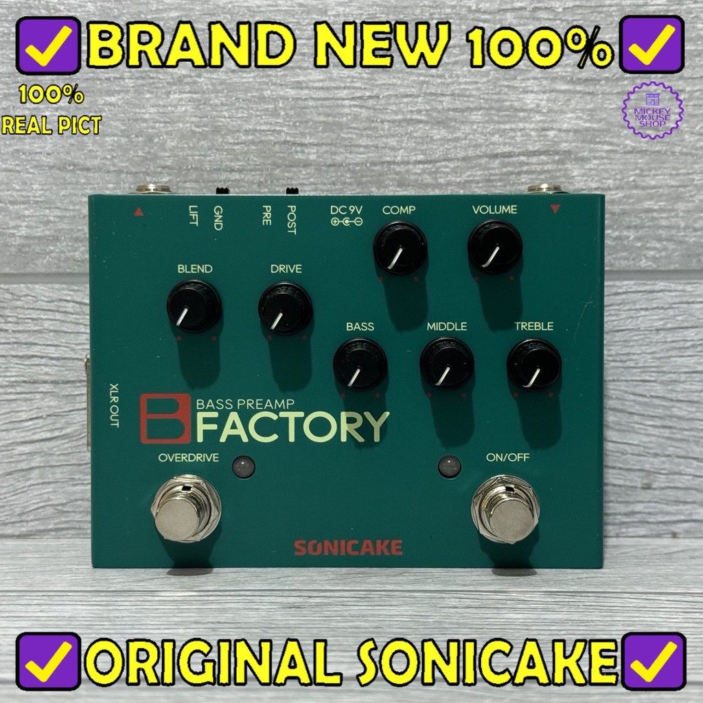 Sonicake B Electric Bass Effect Factory Electric Bass Analog Preamp